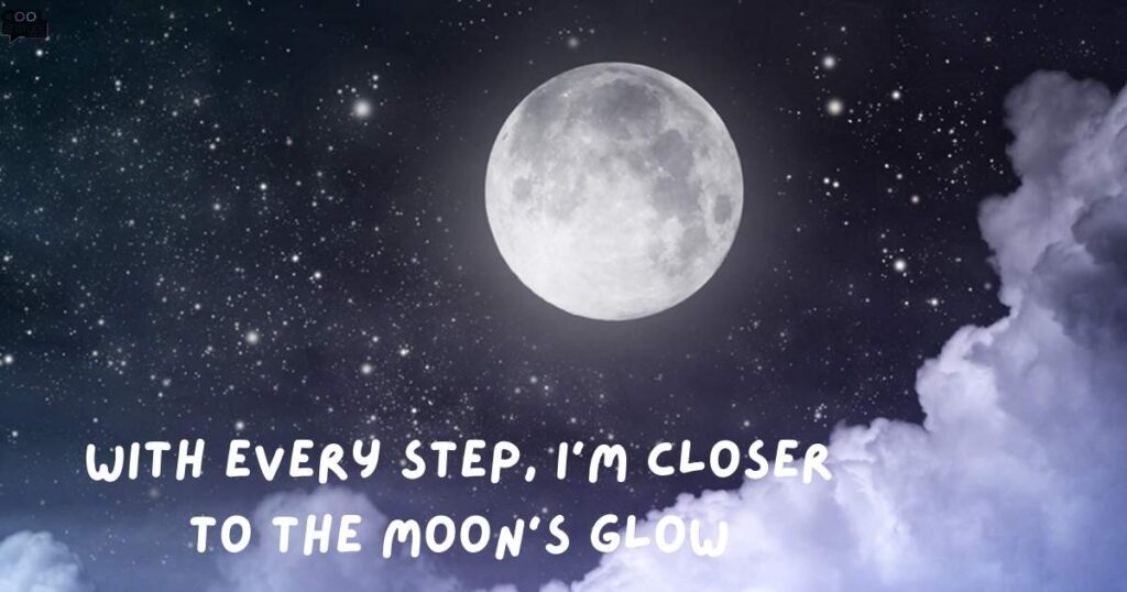 Chasing the Moon Captions for Nighttime Adventures
