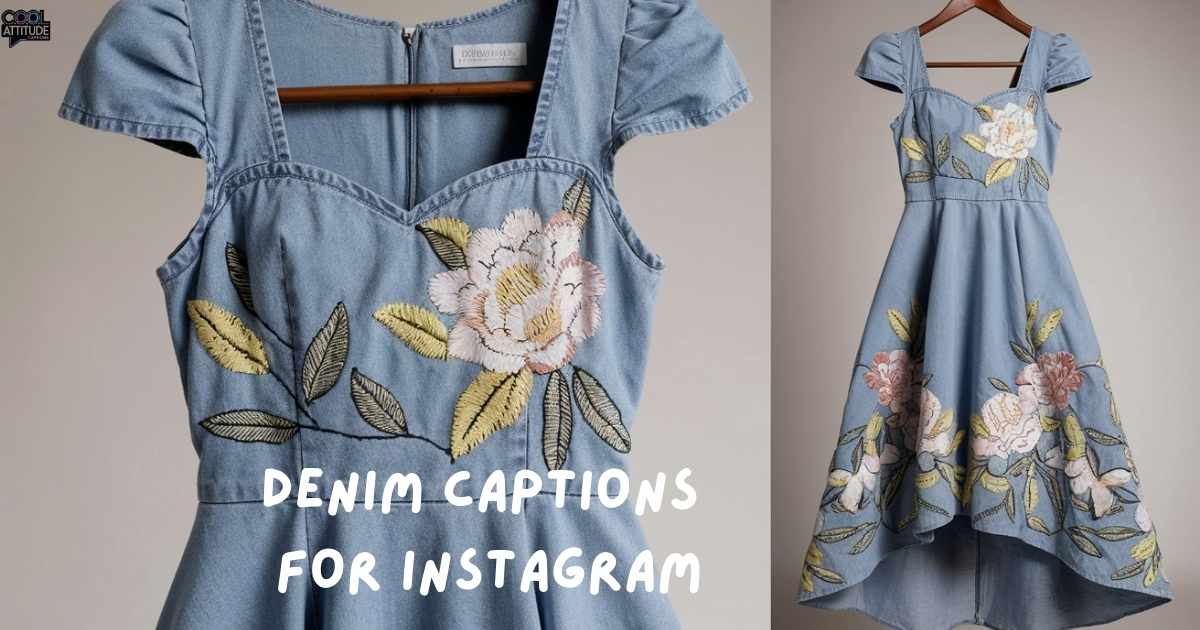 Denim captions for instagram