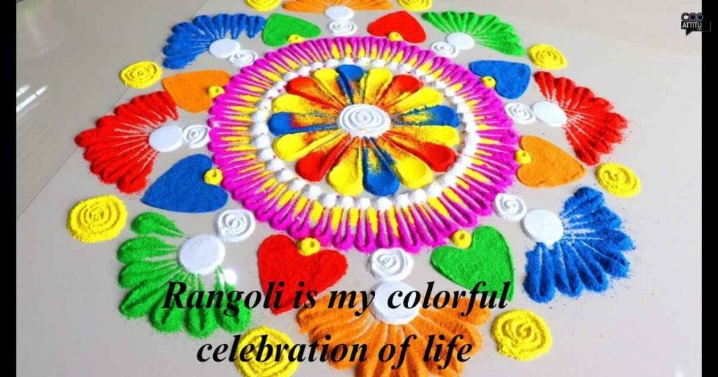Short Captions for Rangoli