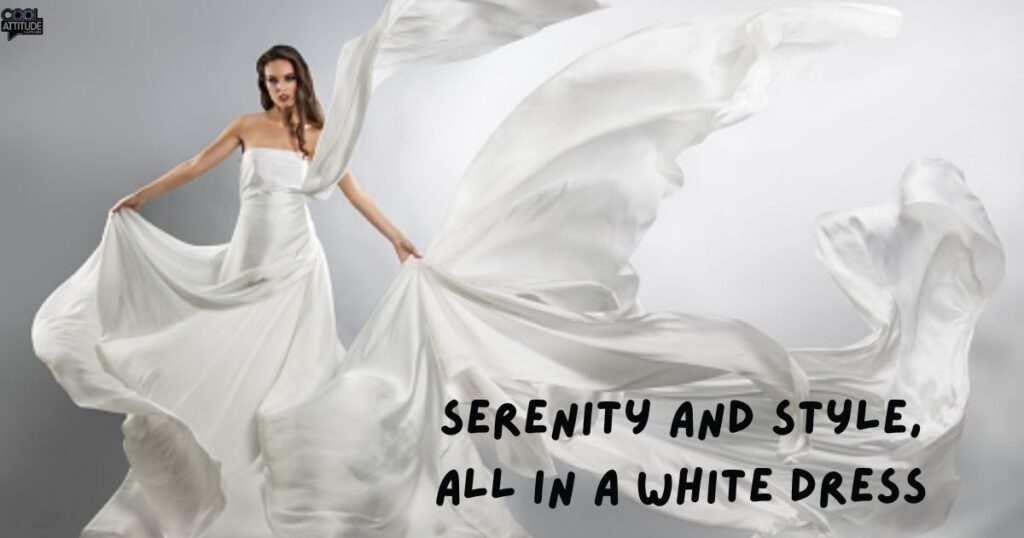 White Dress Captions