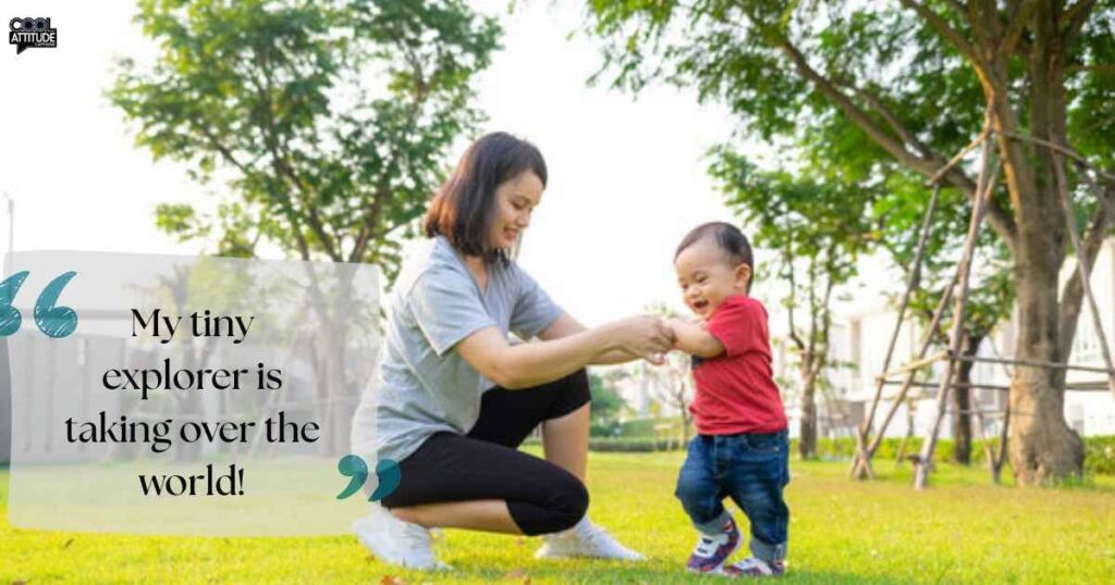 Cute Baby First Walk Captions