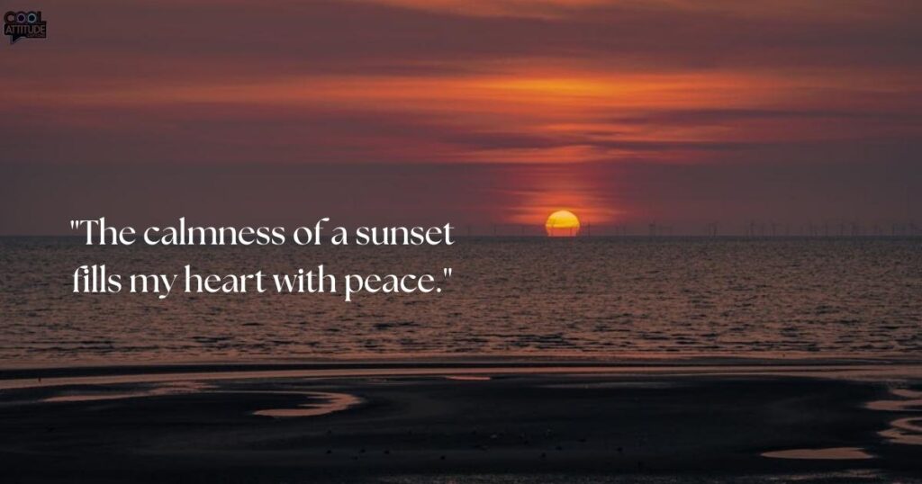Serene Sunset Instagram Quotes