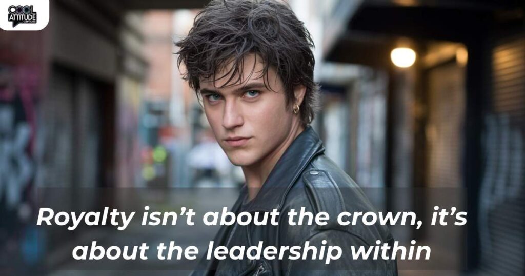 👑King Attitude Quotes for Boys